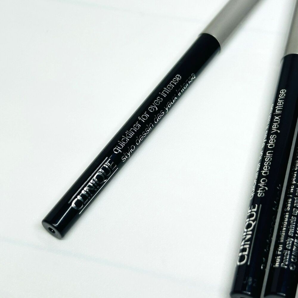4 x Clinique Quickliner For Eyes Intense Eyeliner Travel Size - 01 Intense Black - Picture 3 of 3